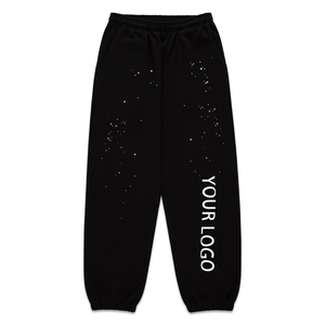 Pantalones Deportivos Personalizados para Hombre, Pantalones Deportivos Extra Grandes de Algodón Grueso, Fabricante de Pantalones Deportivos con Pedrería - Product Image 6