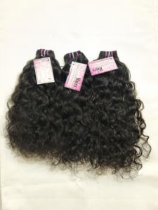Extensiones de Cabello Humano Virgen Remy de 16 Pulgadas, Ondulado Profundo, Tejido a Máquina, Cabello Indio Natural, Económicas - Product Image 1