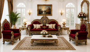 Juego de Sofás de Lujo Estilo Francés para Sala de Estar, Compre Artículos de Decoración para el Hogar de Primera Calidad, Clásicos y Populares para el Salón - Product Image 5