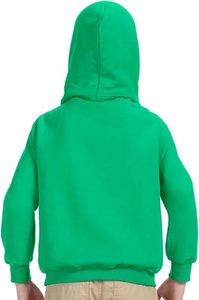 Sudadera con Capucha para Hombre, Verde, de Forro Polar, Corte Regular, Color Sólido, Diseño con Bolsillos, Ropa de Invierno, 100% Algodón, Impermeable - Product Image 3