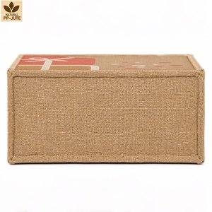Sac fourre-tout en jute pour courses, fruits et légumes, idéal pour les marchés de détail, personnalisation de marque, vente en gros, fabricant de marques privées - Product Image 4
