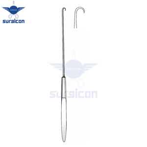 Tenaculo Uterino Emmet de 23 cm (9 Pulgadas), Figura 1, Semicurvo, Puntas Pequeñas y Afiladas, Acero Inoxidable, Reutilizable, Ginecológico - Product Image 2
