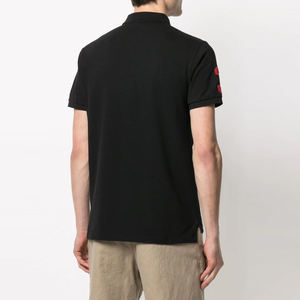 Camisetas Polo para Hombre 100% Algodón, Logotipo Bordado e Impreso Personalizado, Estilo Liso, Tejido de Punto Corto, Tallas Grandes - Product Image 2