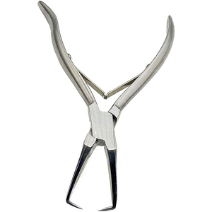 Pince à extensions capillaires pour micro-anneaux, outil de retrait de perles, 5,5 pouces de long, ouvre-perles micro, logo personnalisé - Product Image 2