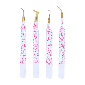 Pince à épiler professionnelle en acier inoxydable anti-magnétique pour extensions de cils, outil de précision à prix compétitif - Product Image 3