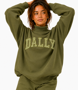 Sudadera Oversize Unisex al por Mayor con Cuello Mock Personalizado, de Algodón y Forro Polar, con Parche Griego, Estilo Casual para Invierno - Product Image 3