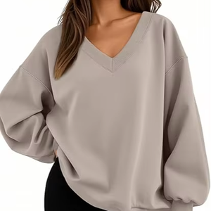 Sudadera extragrande de nuevo diseño para mujer, para uso casual, venta directa de fábrica, sudadera transpirable para mujer - Product Image 1