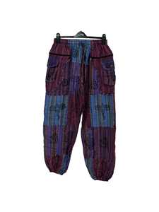 Pantalon Harem Unisexe en Coton Artisanal Horizon du Népal, Taille Haute avec Cordon de Serrage, Style Bohème Hippie pour Yoga - Product Image 2
