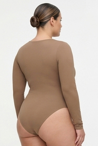Combinaison de yoga compressive pour femme, grande taille, écologique, résistante à l'eau, tenue d'exercice, col en V, sous-vêtement de base, combinaison de plage et de natation - Product Image 6