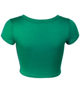 Crop top tendance pour jeunes filles et femmes, été, design personnalisé avec logo de marque, nouveaux t-shirts pour femmes - Product Image 3