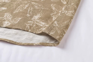 Chemises hawaïennes décontractées pour hommes à manches courtes en rayonne par sublimation, motif feuilles, pour les vacances à la plage - Product Image 2