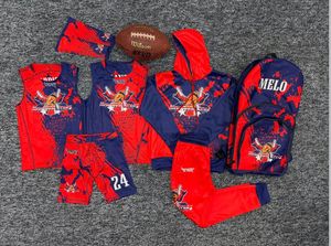 Nouvel ensemble uniforme de football américain NewRacer Stars, imprimé camouflage, anti-humidité, 100 % polyester, taille élastique, tenue de sport complète - Product Image 3
