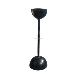 Grand bougeoir conique à dessus rond avec base ronde bougeoirs en fer forgé pour la décoration de la maison, de mariage et de fête - Product Image 2