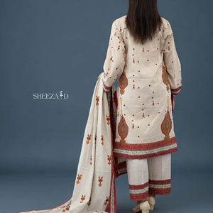Traje de 3 Piezas Shalwar Kameez Dupatta Estilo Pakistaní para Mujer, Nuevo Estilo Shalwar Kameez Dupatta para Mujer - Product Image 4