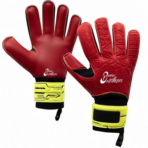 Professional Latex Goalkeeper Gloves | Custom Logo Soccer Gloves | High Quality Finger Protection Non-Slip Hook Loop Closure - Product Image 3
