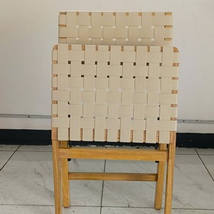 Nuevo Modelo de Silla Plegable de Madera Maciza Tejida a Mano, Silla de Comedor Estable, Taburetes Modernos de Lujo para Apartamento, Cocina, Sala de Estar, Hotel - Product Image 2