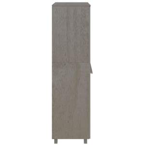 Armoire en bois de pin massif et MDF gris clair 35,0 x 19,7 x 70,9 pouces - Product Image 4