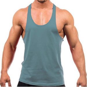 Camiseta Deportiva sin Mangas para Hombre, 100% Algodón Peinado Anillado, Multicolor, Tejido Acanalado Transpirable - Fabricante - Product Image 1