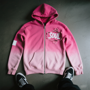 Hoodie Manufacturers Custom Streetwear Cut and Sew Zip up Applique Hoodie Distressed Embroidery Patch Acid Wash Hoodies - Product Image 3
