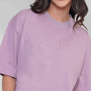 T-shirts décontractés élégants sur mesure pour femmes, grandes tailles, 100 % coton, respirants, séchage rapide, texture lisse, qualité supérieure - Product Image 6