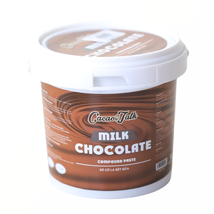 Wholesale Delicious <b>Sweet</b> HALAL Compound Chocolate OEM/ODM Bakery Using Biscuits Cookies Milk Chocolate Liquid Paste Cocoa 1KG - Product Image 1