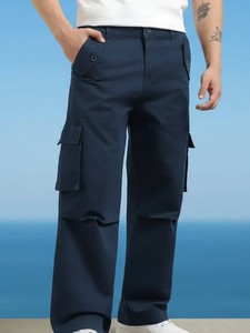 Pantalones Cargo Casuales Extra Holgados para Hombre, 100% Algodón, Corduroy, Ligeros, Impermeables, ODM - Product Image 2