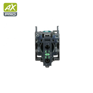 Schneiders xb4bvb3 Bảng điều khiển công nghiệp gắn kết chỉ số 22mm thí điểm ánh sáng màu xanh lá cây Led 24V ống kính đồng bằng nút nhấn thiết bị chuyển mạch mô hình xb4 - Product Image 2