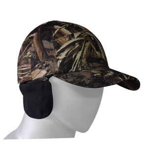 Orange <b>Camo</b> Cap Hunting Cap Fishing Breathable Polyester Unisex Adult Summer Hat - Product Image 5