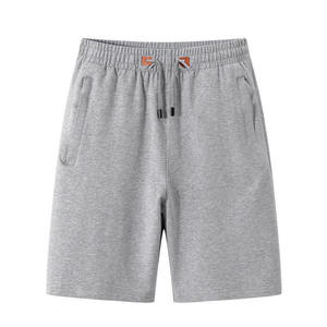Men's Black 100% Cotton Solid Bermuda <b>Shorts</b> with Drawstring Waist and Pockets Casual Mid Rise Digital Printing Gym Running - Product Image 2