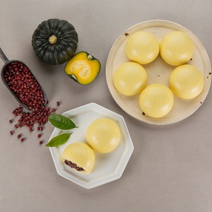 [MILWON] Boulette de citrouille sucrée Anheung, collation à la citrouille pour l'assortiment de produits alimentaires asiatiques, la vente au détail et la gamme de snacks pour cafés - Product Image 1