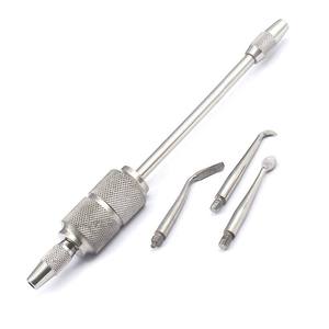 Instruments chirurgicaux dentaires en acier inoxydable pour orthodontie, à commande manuelle, avec 1 clé et accessoires : Extracteur de couronne Morrel 3 points - Product Image 4