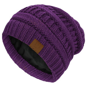 Unisex <b>Beanie</b> Hat 100% Acrylic Solid Color Soft Comfortable Knitted Breathable <b>Waterproof</b> Adjustable Warm - Product Image 1