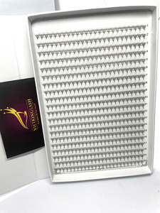 Extensiones de Pestañas Sintéticas Rizadas Premade Fans 0.07MM 10mm 0.07 D C XXL XL Bandeja 3D 4D 5D 6D 7D 8D 9D Mix de Fans Premade Anchos - Product Image 6