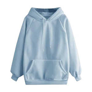Vente en gros de pull de qualité supérieure bleu ciel sweats à capuche unisexes pour hommes sweats avec logo personnalisé brodé imprimé logo chandails - Product Image 1