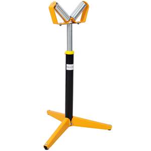 V-Shape <b>Adjustable</b> Height Outfeed Woodworking Roller Stand Heavy-Duty Yello Material Support <b>Table</b> Saw Roller Stands - Product Image 3