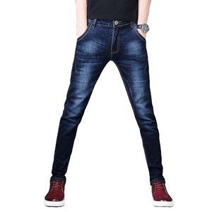 Pantalones Vaqueros Cómodos para Hombre, 100% Algodón, Último Color, Anti-Pilling y Transpirables, Diseño de Logotipo Personalizable, Lavado Oscuro - Product Image 2