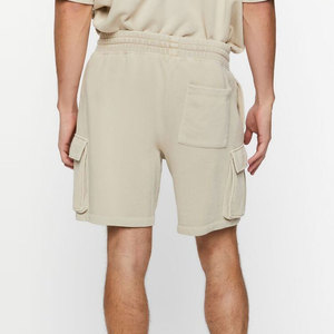 Men's Plain Regular Style Cargo Shorts with Adjustable Drawstrings Casual Shorts Suitable for Summer Basketball and Beach Daily - Product Image 2