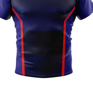 Ensemble de maillots de rugby sublimés personnalisés, uniforme de rugby haute performance et durable, unisexe, vêtements de sport professionnels pour l'entraînement en équipe, short - Product Image 3