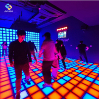 Piste de danse LED RGB - Grille interactive lumineuse dynamique pour jeux actifs