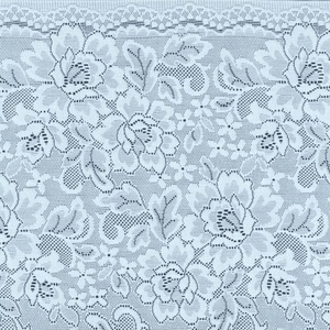 Tissu en dentelle extensible florale 36 cm en nylon et élasthanne, maille respirante et douce, couleur personnalisable, poids moyen, pour lingerie de mariage et vêtements de nuit - Product Image 6