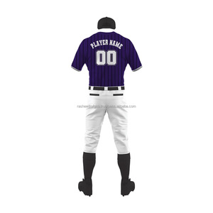 New <b>Model</b> Quick Dry Breathable Plus Size Men's Light Weight Baseball Uniform 100% Polyester Front Logo for Adults - Product Image 3