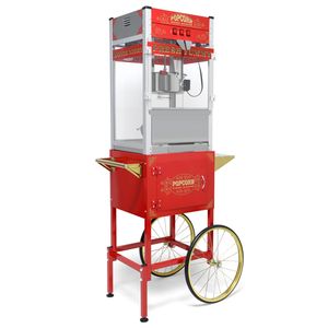 Macchina per Popcorn in Stile Antico con Funzionalità Moderne e Carrello Incluso - Product Image 6