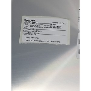 Honeywell TSENALMOX-05682 Target, LC5Al 1Sl .5CU - อุปกรณ์และชิ้นส่วนเซมิคอนดักเตอร์มืออาชีพที่เชื่อถือได้ระดับโลก - Product Image 5