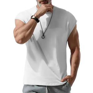 Men Waistcoat <b>Running</b> <b>Vest</b> Lightweight Soft Breathable Fitness Sleeveless Training Tank Top Daily Loose Sports tops - Product Image 3