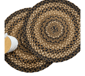 Bulk Wholesale Braided Cotton Placemat Handmade Tableware Mat for Dining and Kitchen Decor - Product Image 1