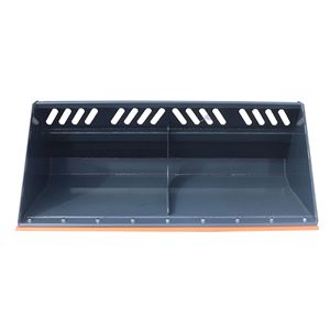 Godet à neige/mulchage robuste de 84 po pour mini-chargeuse, bord à bords coupés, capacité de charge de 1500 lb, fixation rapide universelle pour TMG 5 tonnes SN84, Nouveau - Product Image 4