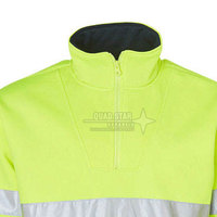 Ropa de Trabajo de Alta Calidad con Logotipo Personalizado, Cierres de Cremallera de Cuarto, Transpirables, Venta al Por Mayor