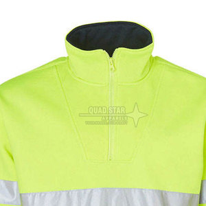 เสื้อทำงานคุณภาพสูงแบบสั่งทำพิเศษ พร้อมซิป ¼ ตัว ระบายอากาศได้ดี ราคาขายส่ง - Product Image 5