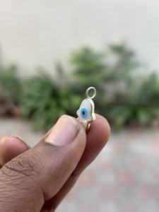 Vente en gros Personnalisée Nouvelle Arrivée 2026 Pendentifs et Breloques Religieux en Argent Sterling Fin Hamsa et Œil de protection pour la fabrication de bijoux de fête - Product Image 2