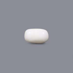 Natural White Coral Loose Gemstone 4.85 Carat Certified IGI Color Change Wholesale - Product Image 1